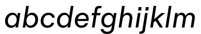 Fold Grotesque Italic Pro Font LOWERCASE