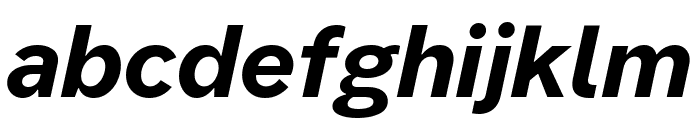 Forme Grotesque Extrabold Italic Pro Font LOWERCASE