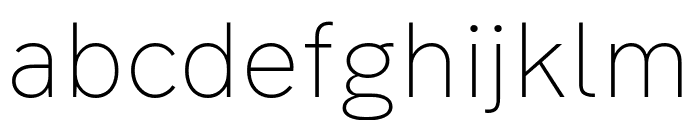 Forme Grotesque Extralight Pro Font LOWERCASE