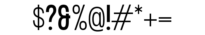 Formula Condensed Regular Font OTHER CHARS
