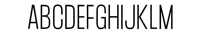 Formula Condensed Ultralight Font UPPERCASE