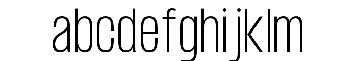 Formula Condensed Ultralight Font LOWERCASE