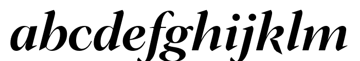 Fortescue Display Bold Italic Pro Font LOWERCASE