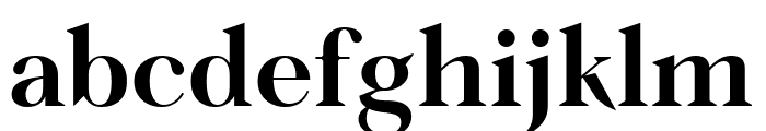 Fortescue Display Bold Pro Font LOWERCASE
