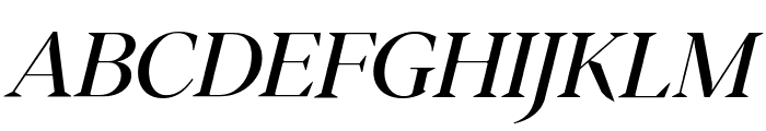 Fortescue Display Italic Pro Font UPPERCASE