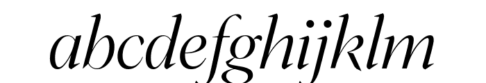 Fortescue Display Light Italic Pro Font LOWERCASE