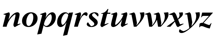 Fortescue Median Bold Italic Pro Font LOWERCASE