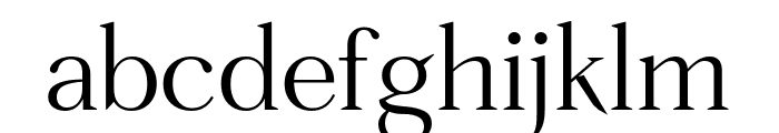 Fortescue Median Light Pro Font LOWERCASE
