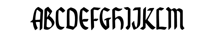 Funky Gloom Font UPPERCASE