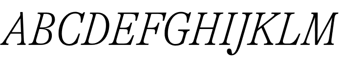 GT Alpina Italic Font UPPERCASE