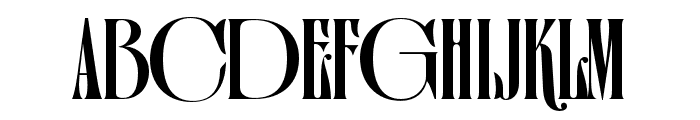 GWGarve Regular Trial Font UPPERCASE