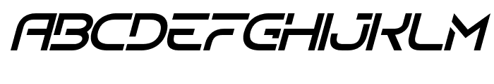 Ganter DemoSlant Font UPPERCASE