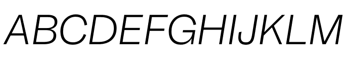 Garnett Light Italic Font UPPERCASE