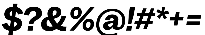 Garnett Semibold Italic Font OTHER CHARS