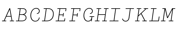 Garton Light Italic Pro Font UPPERCASE