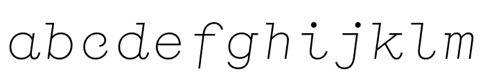 Garton Light Italic Pro Font LOWERCASE