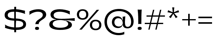 Gatwick Medium Font OTHER CHARS