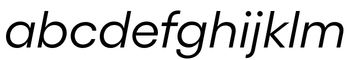 GellixTRIAL RegularItalic Font LOWERCASE