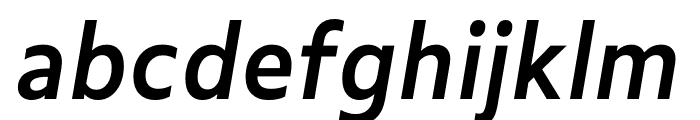 Gemeli Bold Italic Font LOWERCASE