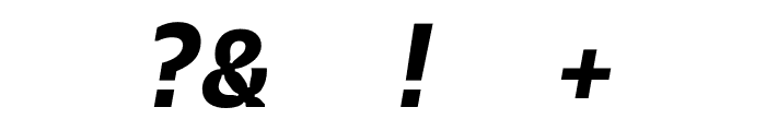 Gemeli Micro Bold Italic Font OTHER CHARS