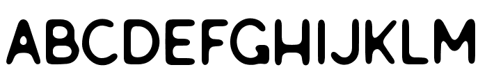 Genuine Sans Serif Regular Font LOWERCASE