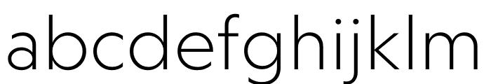 Geograph Light Font LOWERCASE