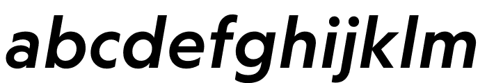 Geograph Medium Italic Font LOWERCASE