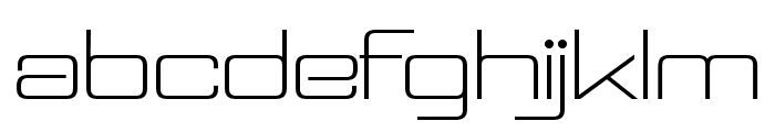 Geoplace Regular Font LOWERCASE