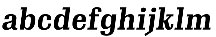 Gimlet Micro Condensed Bold Italic Font LOWERCASE