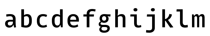 Gintronic Medium Font LOWERCASE