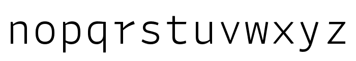 Gintronic Thin Font LOWERCASE