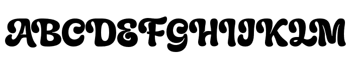 Gladolia   Regular Font UPPERCASE