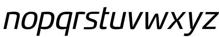 GltpStarion Italic Font LOWERCASE