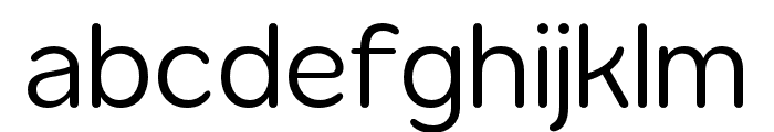 Gomenasans Regular Font LOWERCASE