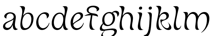 Gosna Regular Font LOWERCASE