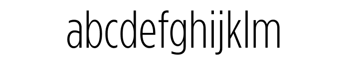Gotham Condensed Light Font LOWERCASE