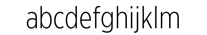 Gotham Extra Narrow Light Font LOWERCASE