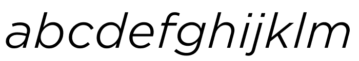 Gotham Office Italic Font LOWERCASE