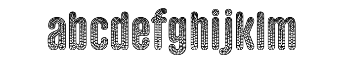 Gothic Lab Croco Font LOWERCASE