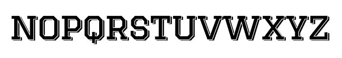 GraduateShades Font LOWERCASE