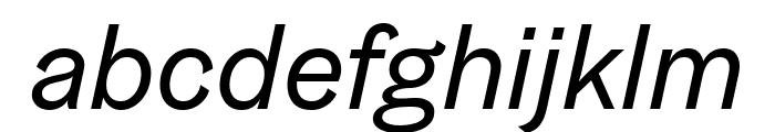 Graebenbach RegularItalic Font LOWERCASE