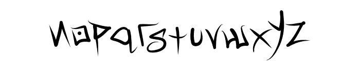 Graffiti Font LOWERCASE