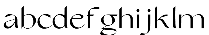Grand Slang Roman Font LOWERCASE