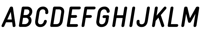 Gravur Bold Italic Font UPPERCASE