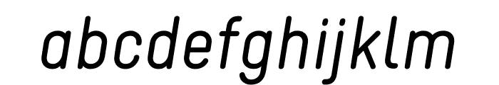 Gravur Italic Font LOWERCASE