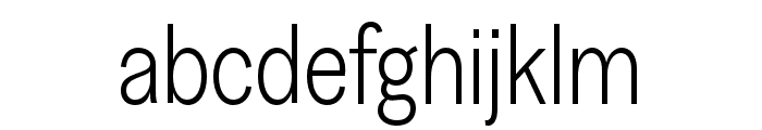 GreedCondensedTRIAL Light Font LOWERCASE