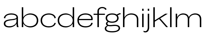 GreedExtendedTRIAL Light Font LOWERCASE