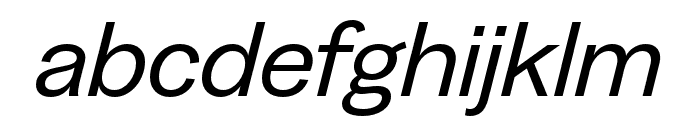 GreedStandardTRIAL RegularItalic Font LOWERCASE