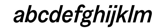 GreedTRIAL MediumItalic Font LOWERCASE