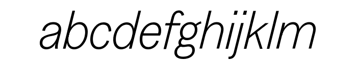 GreedTRIALVF Italics Font LOWERCASE